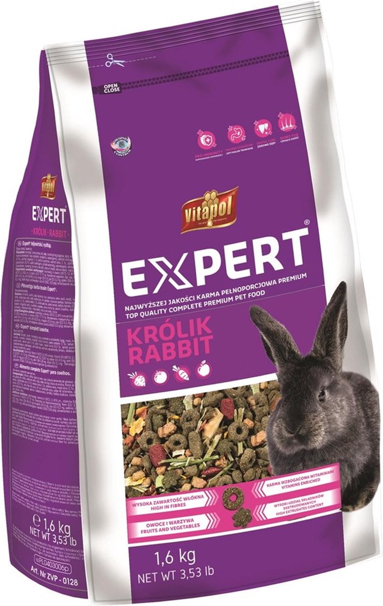 VITAPOL Expert -  konijnenvoer - 1,6 kg