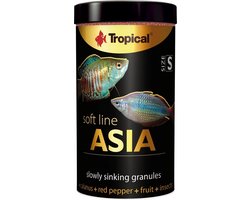TROPICAL Soft Line Asia Size S - voer voor aquariumvissen - 250 ml/125 g
