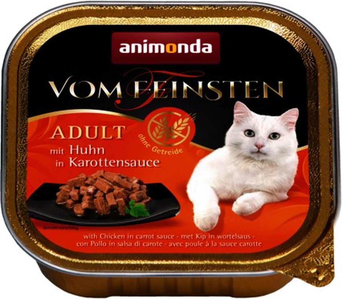 Animonda animonda 4017721833622 droogvoer voor kat Adult Wortel, Kip - 32 x 100g