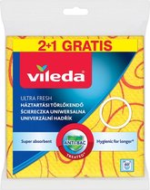 VILEDA Tissu universel 3D, 2+1 (jaune)