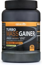 Turbo Mass Gainer (Vanilla - 1000 gram) - PERFORMANCE - Weight gainer - Mass gainer - Sportvoeding
