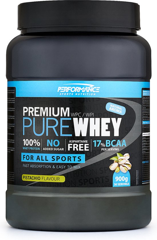Pure Whey (Pistache - 900 gram) - Performance - Whey Protein ...