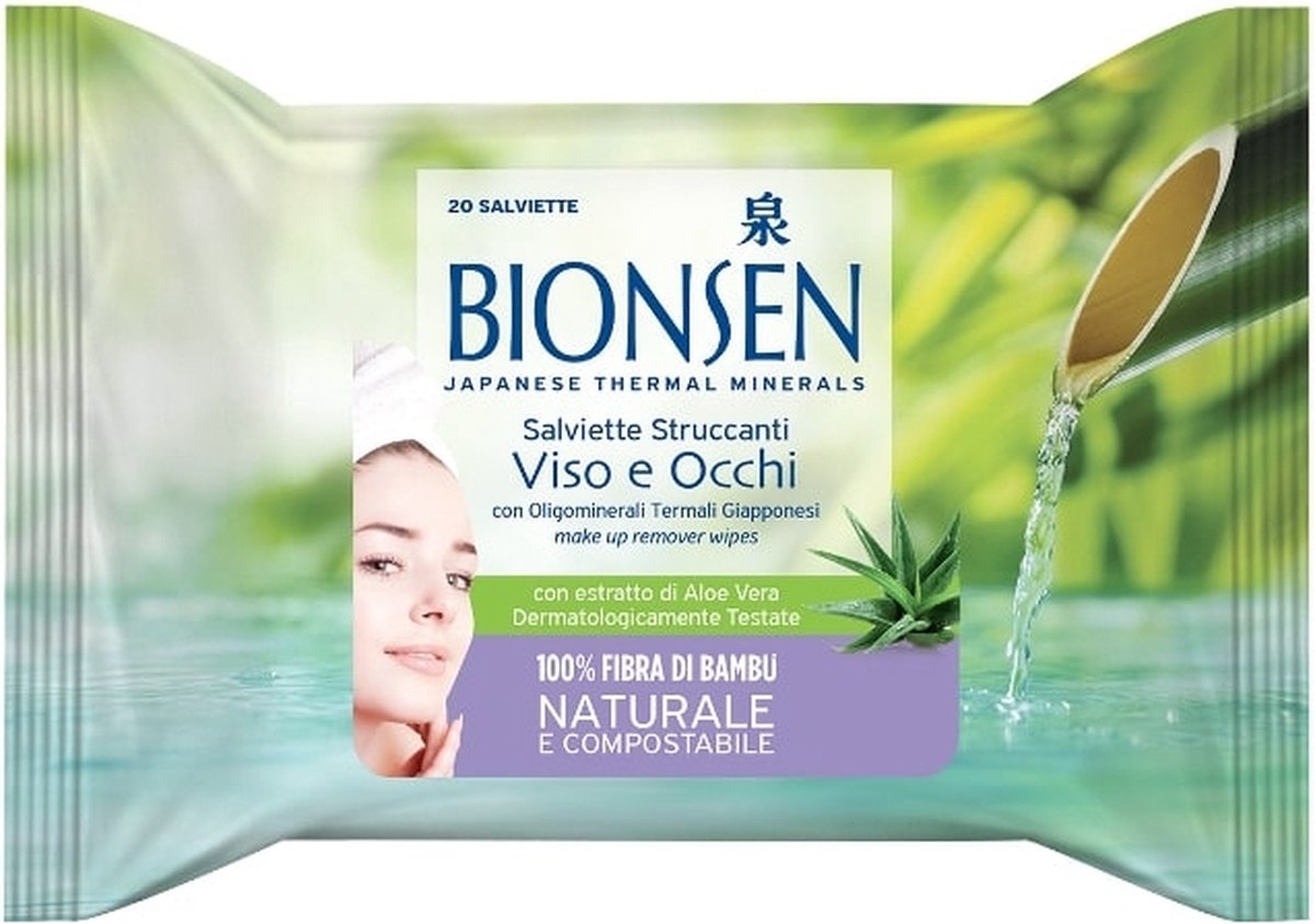 Bionsen Gevoelige Huid Make-up Remover - Reinigingsdoekjes - 6 x 20 stuks