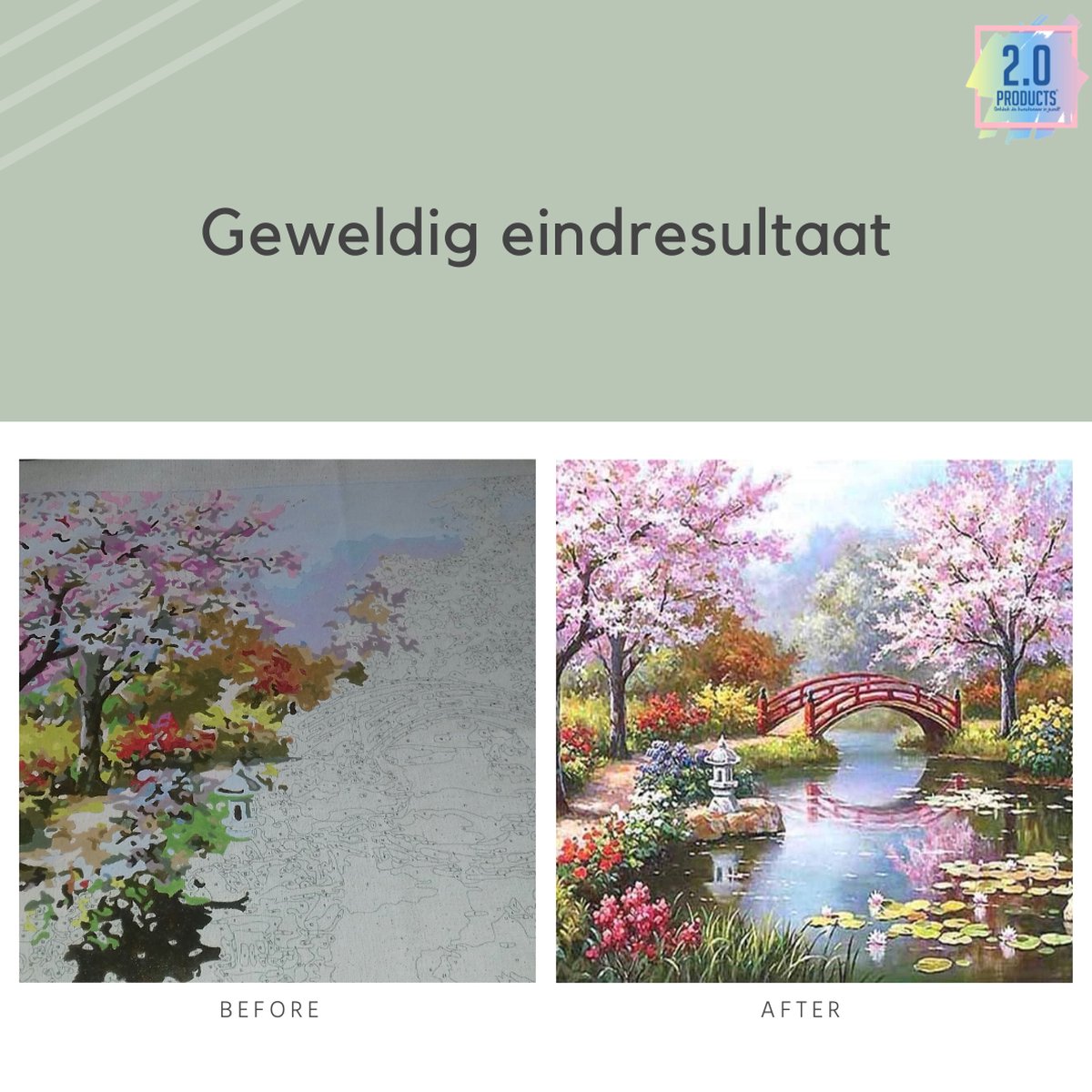 2.0 Products - Star Wars - Schilderen op nummer volwassenen - Paint by number - 40 x 50 CM - Darth Vader — afbeelding 6