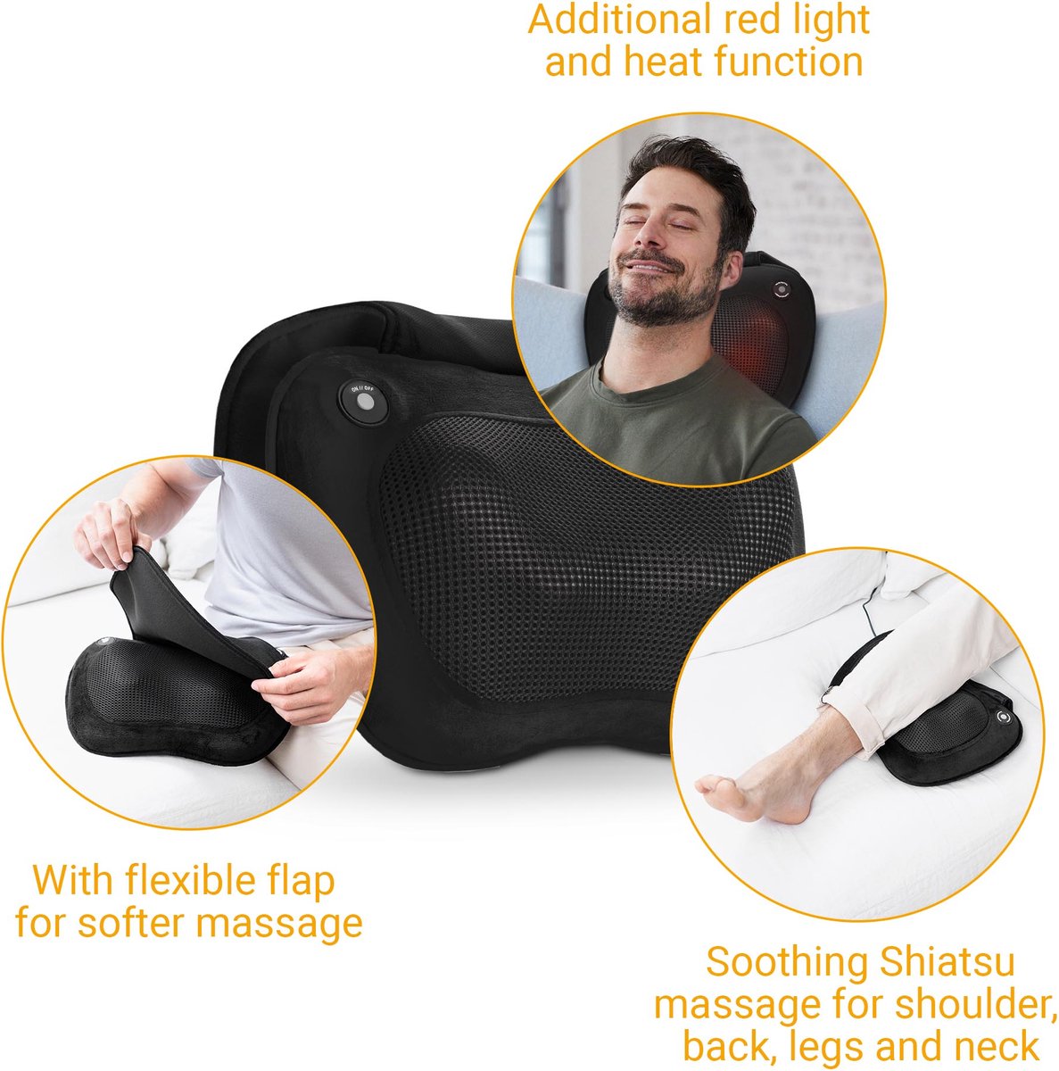 medisana MC 850 - Shiatsu massagekussen - afbeelding 3