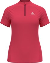 Odlo Essential 1/2 Zip T-Shirt Dames - sportshirts - roze - Vrouwen