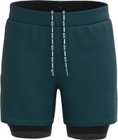 Under Armour Iso-Chill 2in1 Short Heren - Sportbroeken - zwart/groen - Mannen