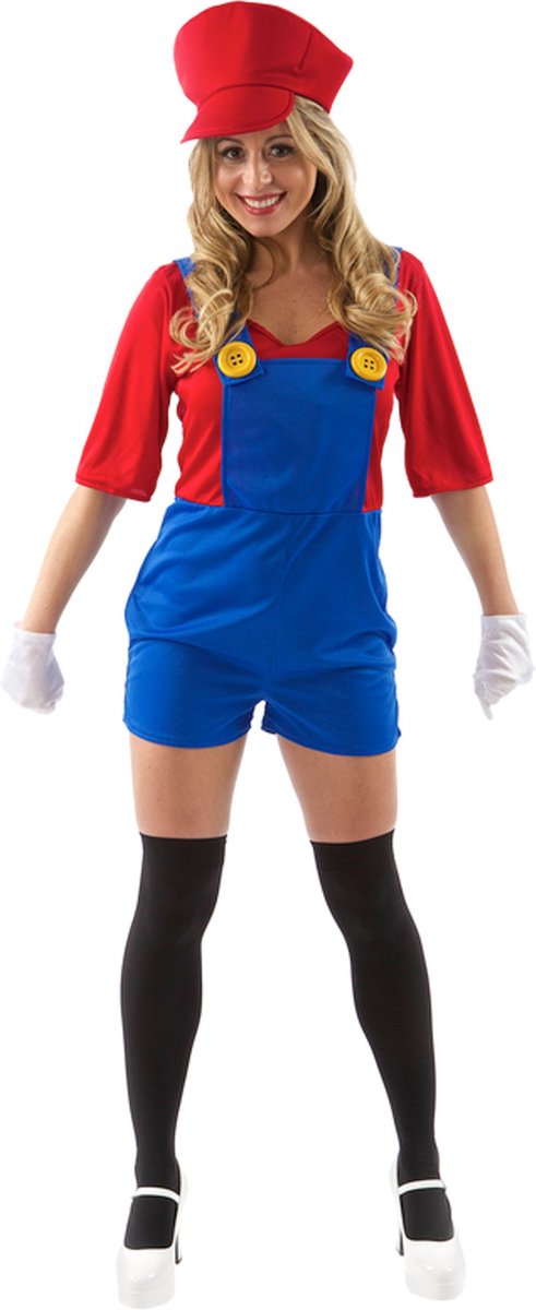 donderdag Motivatie krijgen Super Mario Bros Kostuum | Dames Super Mario Kostuum Vrouw | XL | Carnaval  kostuum |... | bol.com