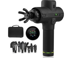 MUSCLE&FIT massage gun - 9 massage standen - met travelcase