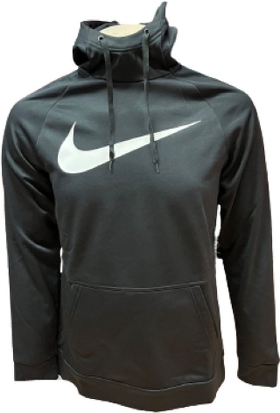 Nike Mens Hoodie Black/White Maat XL