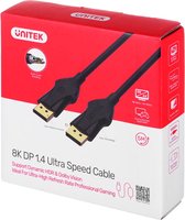 UNITEK C1624BK-10M DisplayPort kabel 5 m Zwart