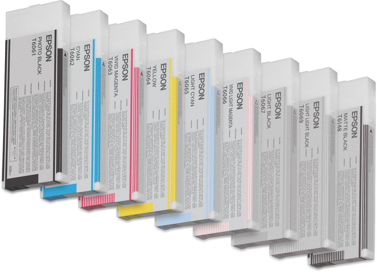 Epson T6069 - Inktcartridge / Licht Zwart