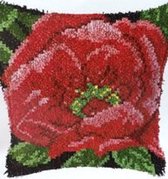 Smyrna Pakket - knoopkussen - BZ-461 - rode bloem