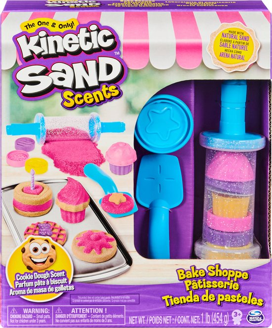 Kinetic Sand - Speelzand - Bakkerij speelset - Twee kleuren - 454 gram