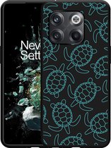 Coque OnePlus 10T Tortues Zwart - Design Cazy