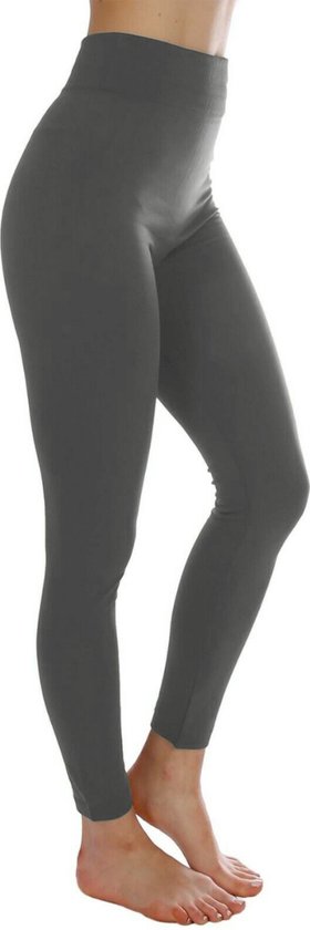 Naadloos Leggings-High-Waist Dames Hoge Taille - Donkergrijs - Push Up Effect, Slim Effect - Verhogen Legging - Up-Fit - Legging dames, Legging dames volwassenen, Yoga, Fitness, Hardloop, Gym, Legging - een maat 38 tot 48