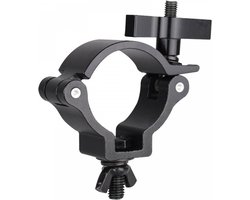 BeamZ BC50B-100N slimline aluminium half coupler tot max. 100kg - Zwart