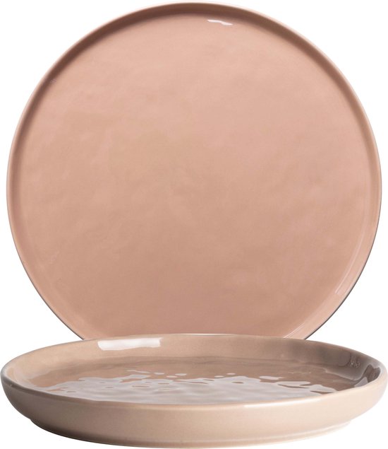 Assiette Gusta Table Tales Freckle Ø27cm Terre cuite/Rose