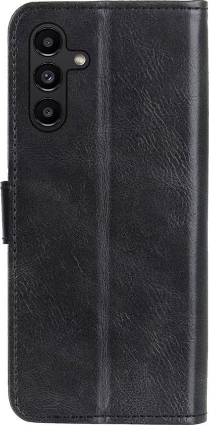Samsung Galaxy A04s Case Bookcase Cover Flip Case Book Cover avec protection d'écran - Samsung A04s Cover Book Case Case - Zwart