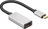 USB-C naar HDMI 8K 30Hz / 4K 120Hz adapter / aluminium - 0,15 meter