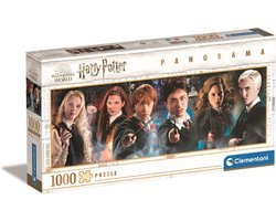 foto van Clementoni - Puzzel - 1000 Stukjes - Harry Potter 2 Panorama - Puzzel Voor Kinderen