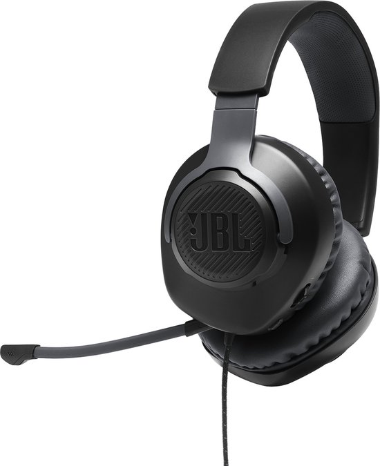 JBL Quantum 100 - Bedrade over-ear Gamekoptelefoon - Zwart