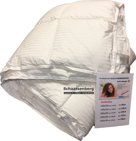 Cnderella Mellow Dekbed 4 sezoenen - Ant-Allerge - Synthetsch-140