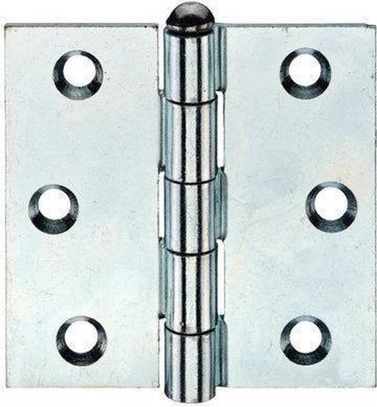 Charnière BSW galvanisée. 64 x 64 mm 1804 gv