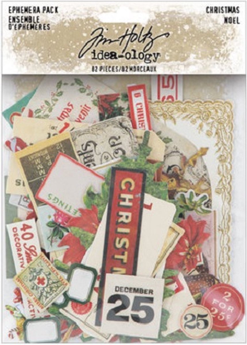 Tim Holtz Idea-ology Palette Ephemera Pack th94317