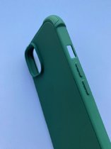 Geschikt voor iPhone 14 Anti shock siliconen hoes Groen - Shock Proof Siliconen Back Cover