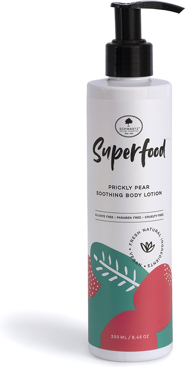 Schwartz, Superfood - PrickleyPear Body Lotion. Huidverzorging, 100%Vegan