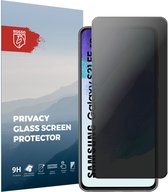 Rosso Privacy Screen Protector Geschikt voor de Samsung Galaxy S21 FE - 9H Gehard Glas - Case Friendly Tempered Glass - Eenvoudige Installatie