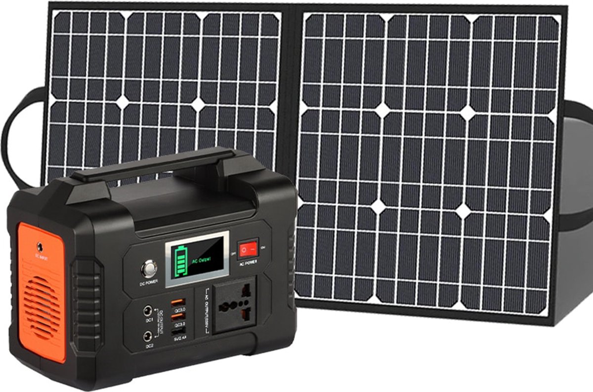 Brandie® Zonnegenerator 200W stroomgenerator Draagbare energiecentrale