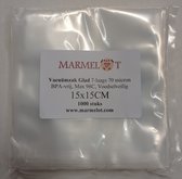 Marmelot Vacuumzakken Glad voor Vacuumkamersealer 15x15cm 1000stuks