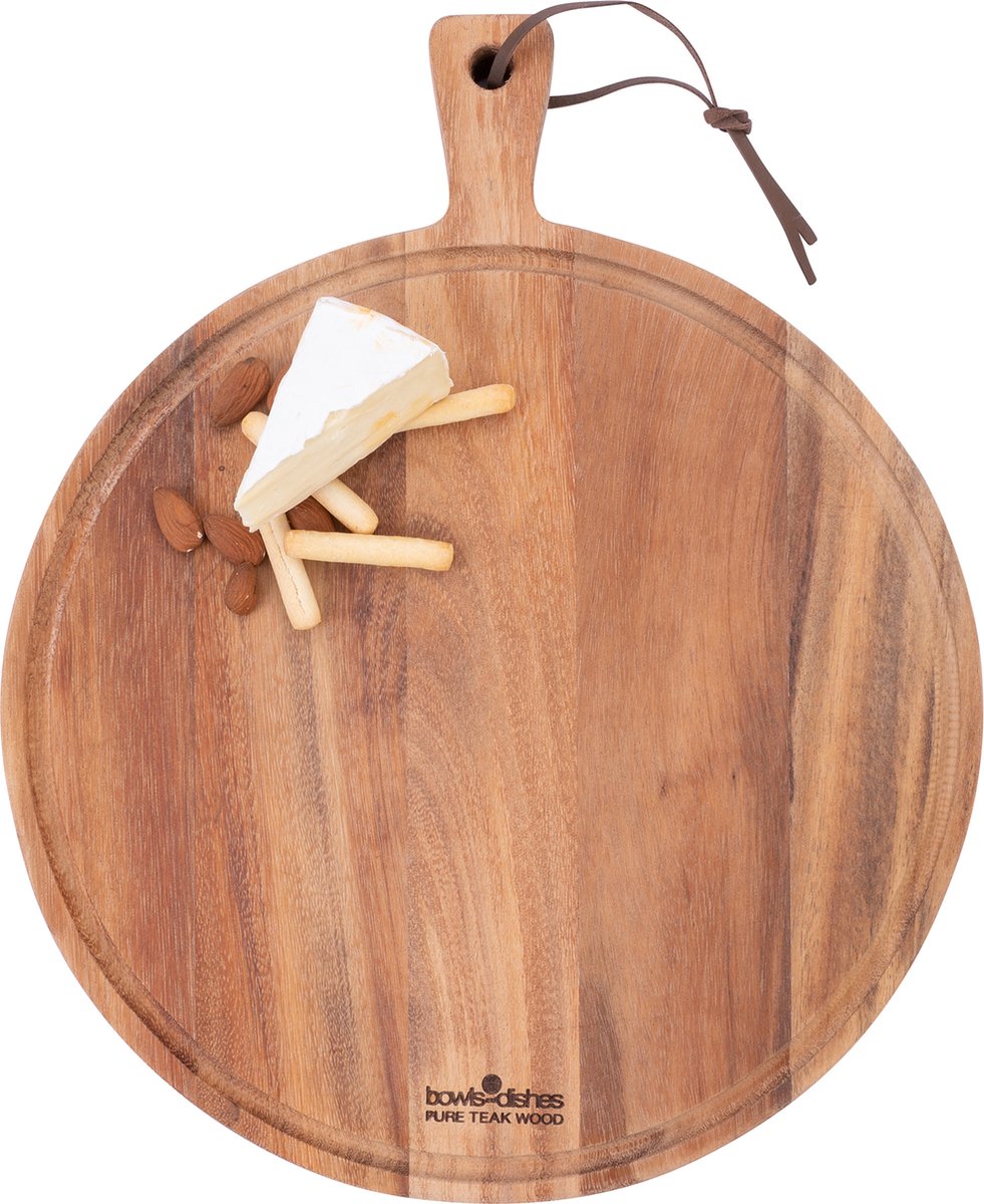 Bowls and Dishes Pure Teak Wood Borrelplank Serveerplank Tapasplank
