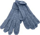 Winter Handschoenen - Dames - Verwarmde - Lichtgrijs sobere stijl