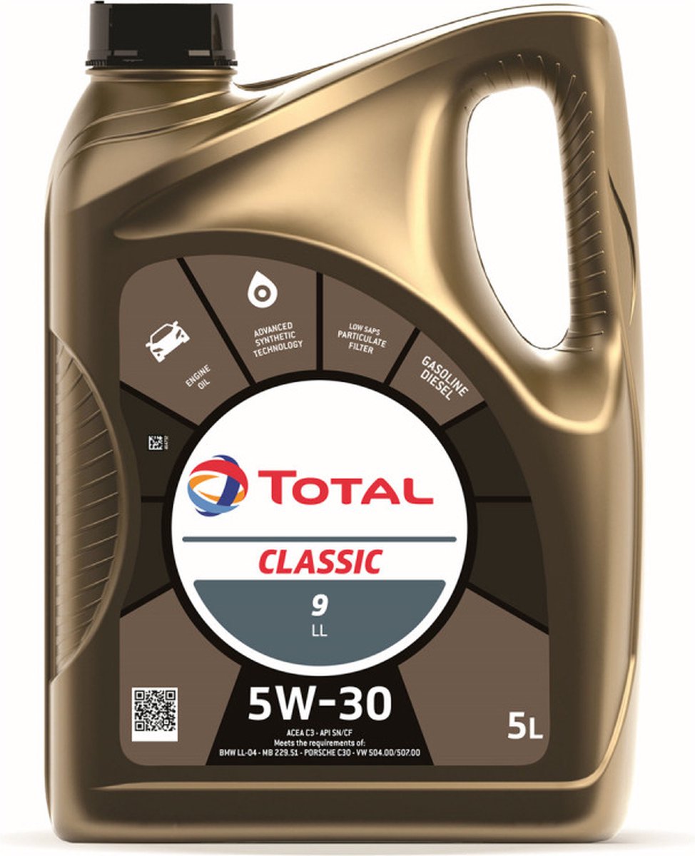 Total Classic 9 5W30 LL C3 - 5L