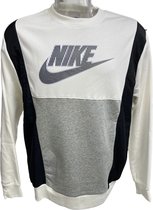 Nike Crewneck Fleece (Noir/ White/Gris) - Taille XL