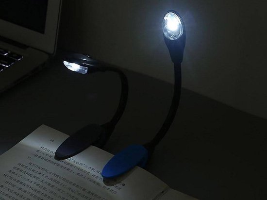 1 pièce mini Lumière livre avec en plastique blanc Lampe de