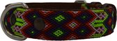 Bohemi Ibiza honden halsband, maat Small, 27 - 33cm, Leer