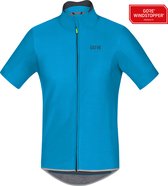 Gorewear Gore C5 Gore Windstopper Fietsshirt Met Korte Mouwen Cyan Blauw