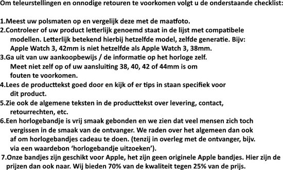 Liste de contrôle pour choisir la bonne taille de bracelet de montre et la compatibilité avec les modèles Apple Watch.