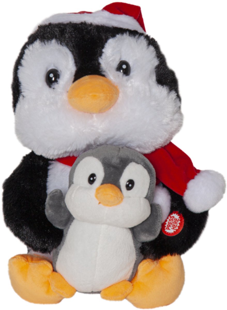 Star Trading Merry Pal - Dansende & zingende pinguïns - 17 x 15.5 x 25 cm - op batterijen