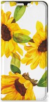 Smart Cover geschikt voor Samsung Galaxy A33 5G Zonnebloemen