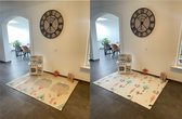 Speelmat Baby Kinderen - Speelkleed XL - Kruipmat - Foam - Dubbelzijdig - Opvouwbaar - 150 x 200 cm - Indianendorp en dierenbos - 1,5 cm dik - inclusief opbergtas