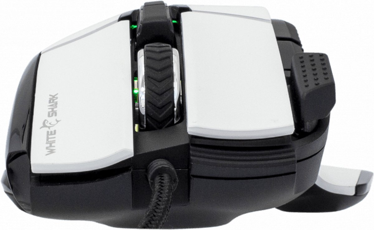 White Shark - MARROK-W - Game Muis - Wit - 12000