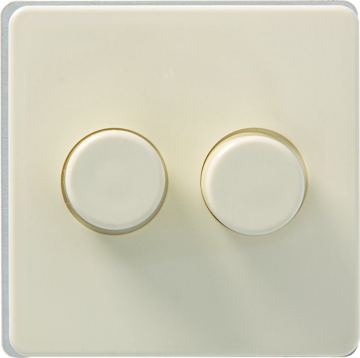 PEHA standard duo dimmer crème. 2x25-200watt.