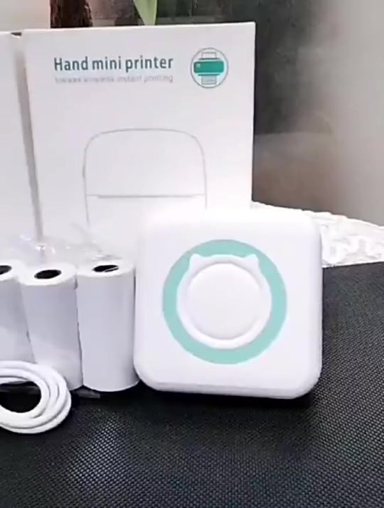 Mini Imprimante Portable Sans Fil À Jet D'encre, Impression
