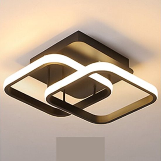 Vrijgekomen Melodieus Tien THA Moderne plafondlamp - Verlichting - Bloem Lamp - Plafonniere - Hanglamp  - LED - Zwart | bol.com