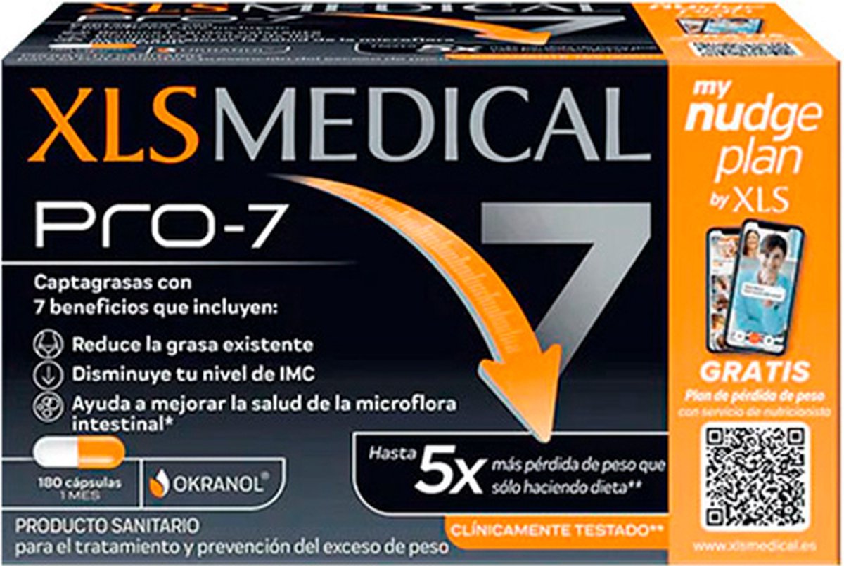 Xls Medical Pro-7 Nudge 180 Capsules